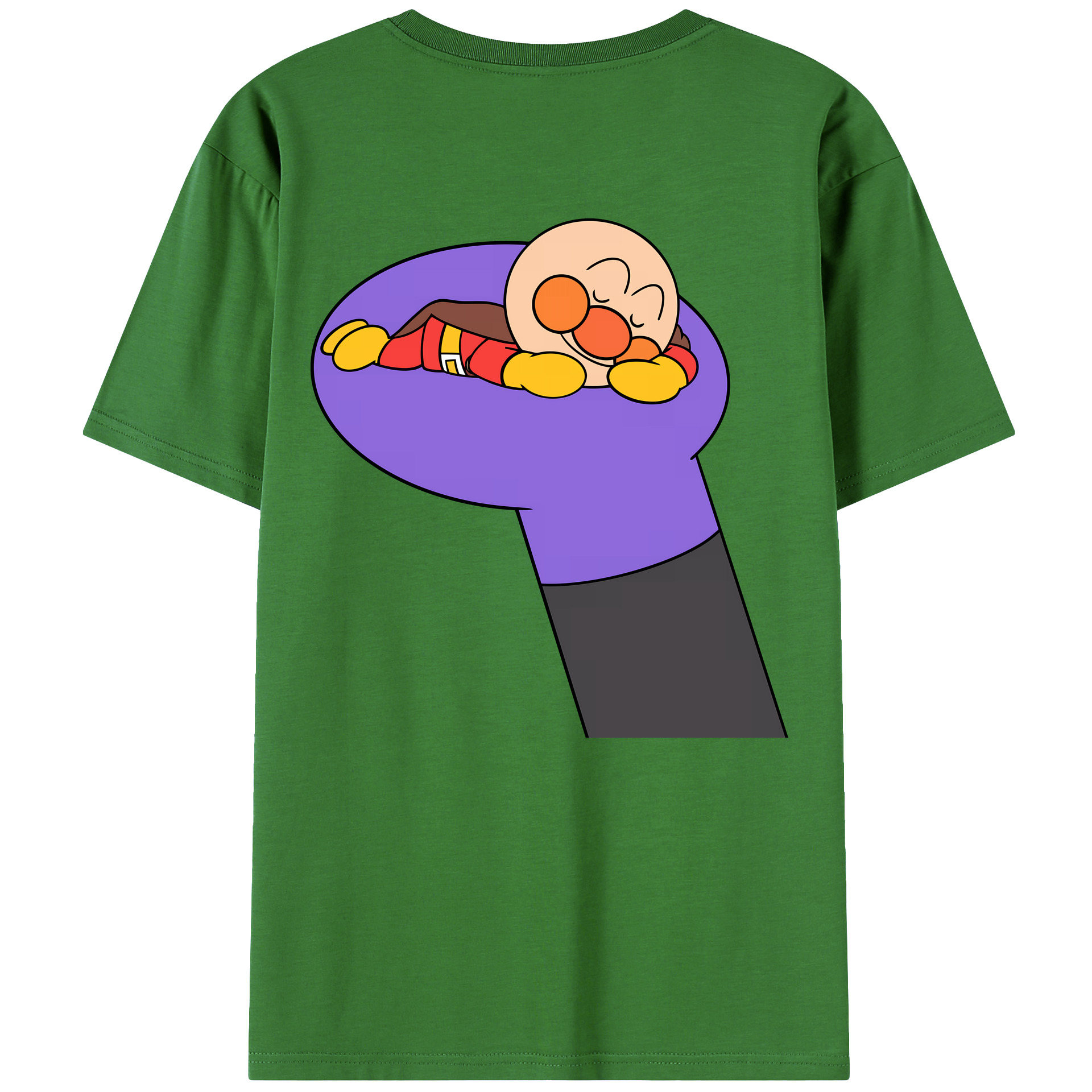 （画像用） アンパンマン Anpanman レディース半袖Tシャツ(バックプリント)